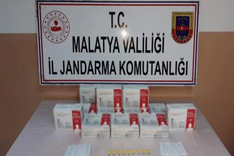 Malatya'da, kaçak 119 test kiti ele geçirildi!