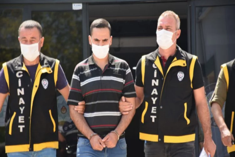Bursa'da sokak ortasında işlenen kan davası cinayetinin zanlısı adliyede