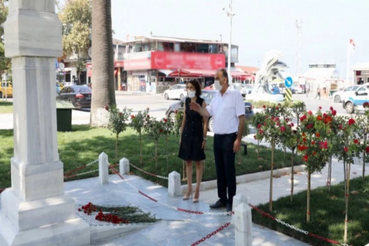 Bursa Mudanya'da İskele Meydanı 12 Eylül'e hazırlanıyor