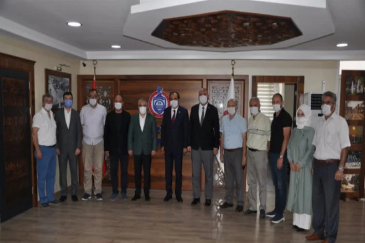 Bursa Ak Parti İl Başkanı Ayhan Salman'dan Orhangazi Belediyesi'ne ziyaret