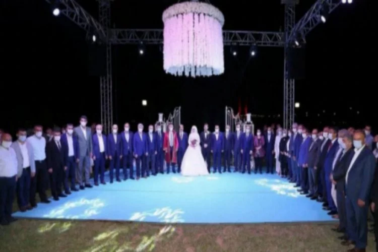AK Parti Milletvekili Cemil Yaman, oğluna düğün yaptı