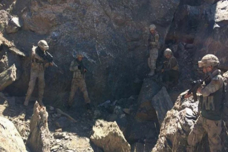 'Yıldırım- 10'da PKK sığınakları tespit edildi!