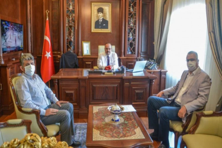 Karacabey Belediye Başkanı Özkan'dan Bursa Valisi Canbolat'a ziyaret