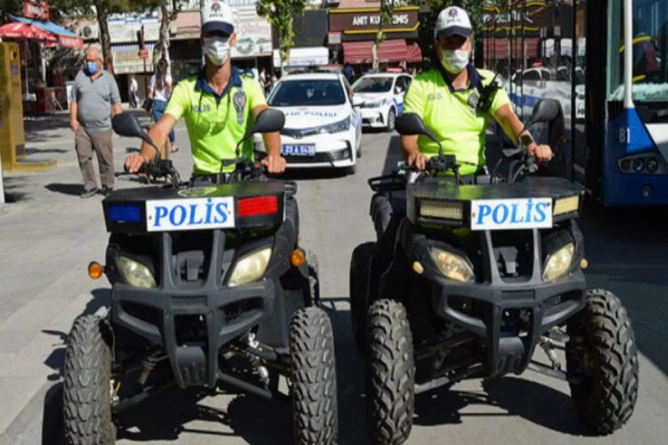'ATV'li polis timi göreve başladı