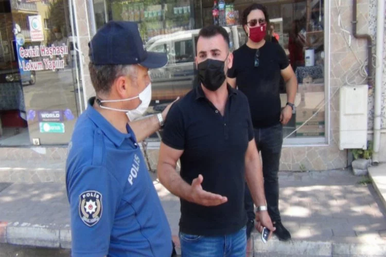 Bursa İnegöl'de maske takmayanlara ceza