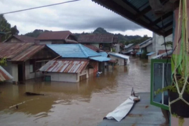 Endonezya'da sel nedeniyle 1469 ev sular altında