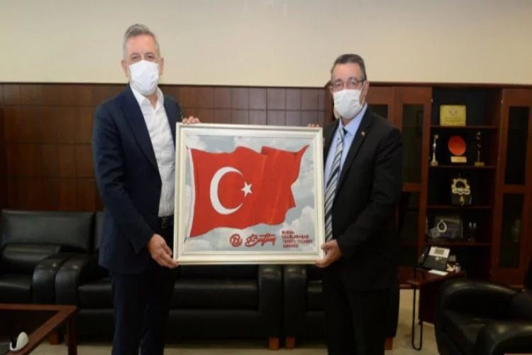 BUTTİM Başkanı Şengül'den BTSO Başkanı Burkay'a ziyaret