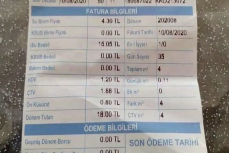 Bursa'daki su faturalarıyla ilgili yeni açıklama!