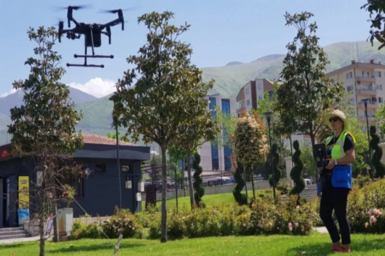 Bursa'da drone ile kaçak yapı tespitine ödül