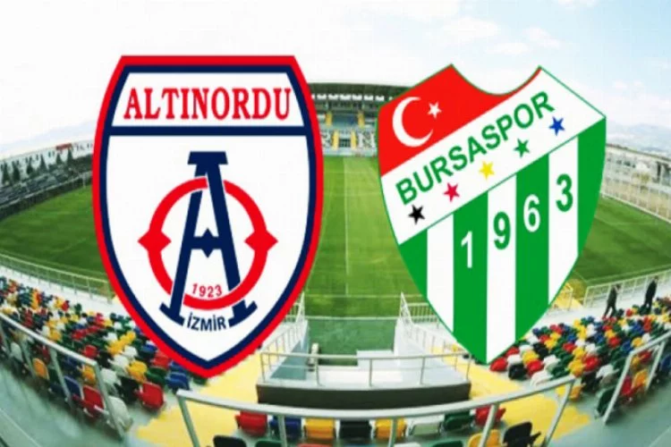 Altınordu-Bursaspor maçı ne zaman? Saat kaçta?