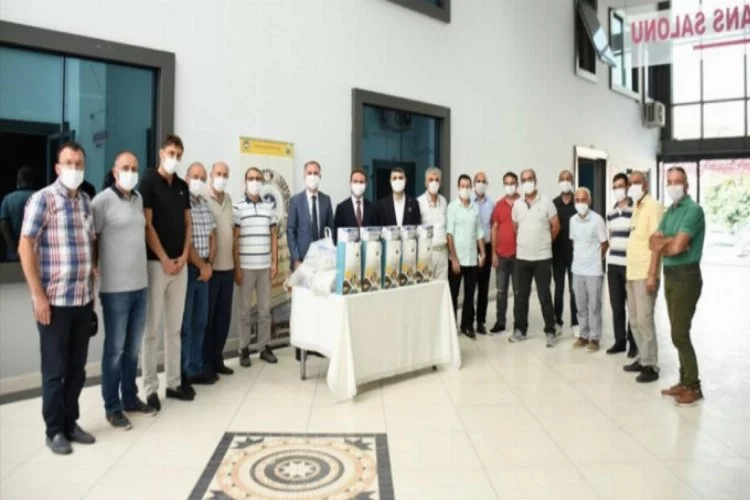 Bursa İnegöl'den öğrencilere maske