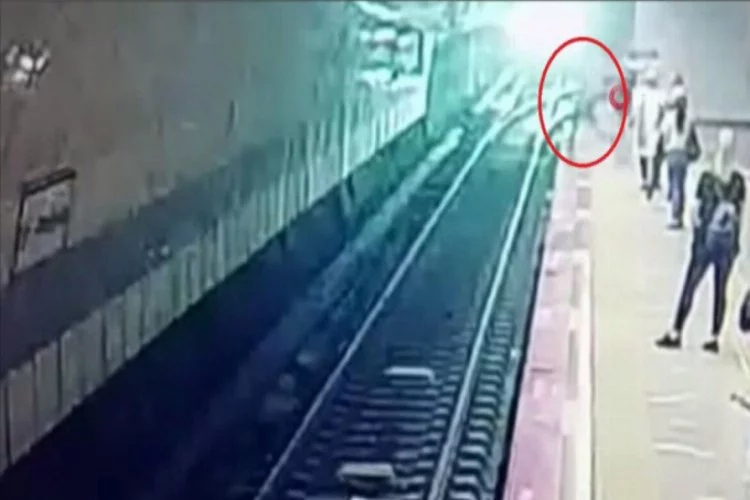 Metrodaki korkunç olayın görüntüleri ortaya çıktı!