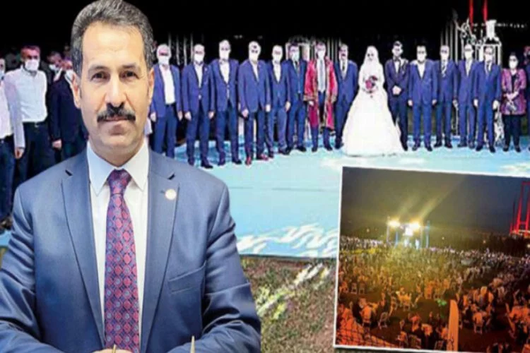 Yasağa rağmen düğün yapan milletvekiline 6 bin 360 TL ceza