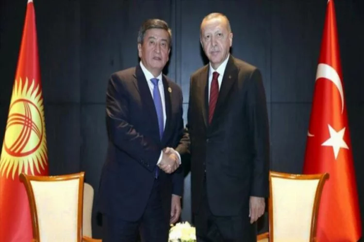 Erdoğan'dan Kırgızistan Cumhurbaşkanı ile telefon görüşmesi
