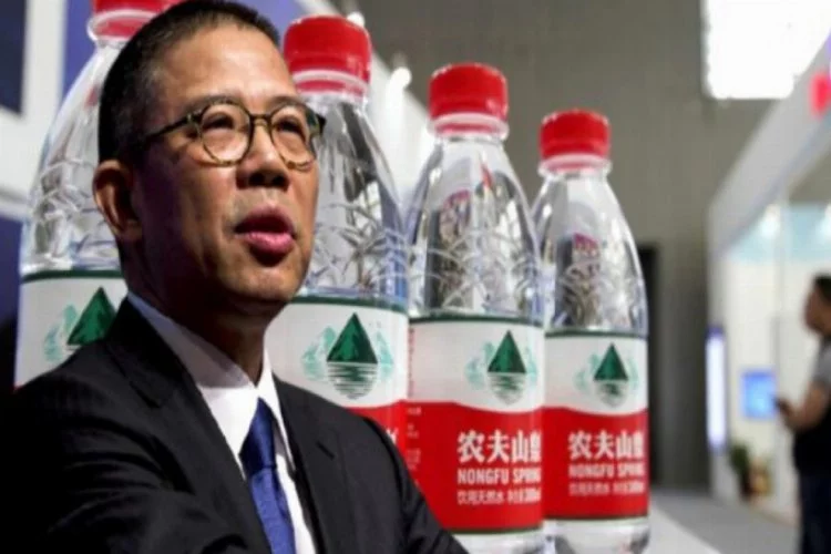 Çin'in en zengin ismi şişe su üreten isim oldu