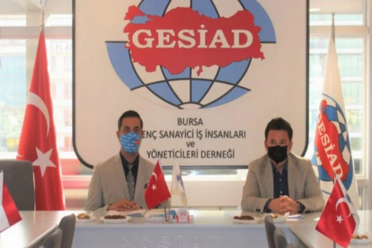 Bursa Milletvekili Aydın GESİAD'ı ziyaret etti