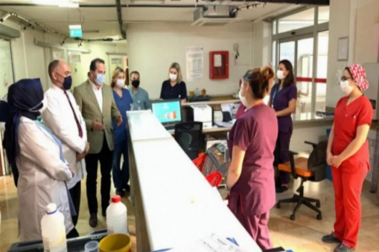Bursa Milletvekili Özen'den hastane ziyareti