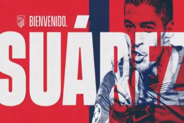 Luis Suarez resmen Atletico Madrid'de