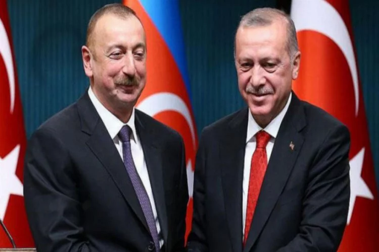 İlham Aliyev'den Cumhurbaşkanı Erdoğan'a teşekkür