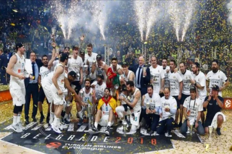 Real Madrid 10. kez Euroleague şampiyonu oldu