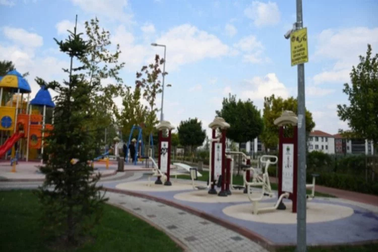 Bursa İnegöl'de güvenli parklar oluşturuluyor