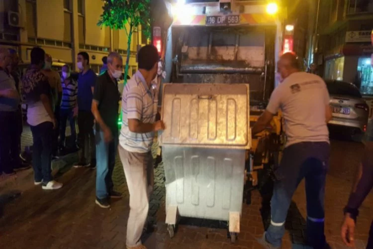 Bursa'da temizlik işçisine çarpan şahıs yakalandı