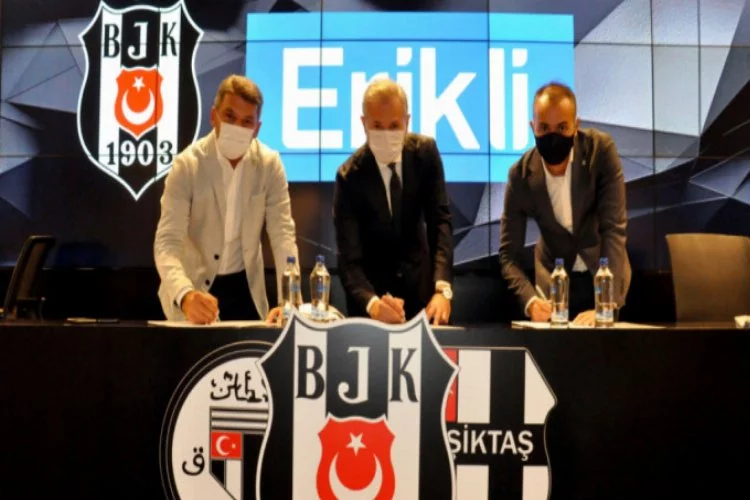 Erikli, Beşiktaş'ın yeni sponsoru oldu