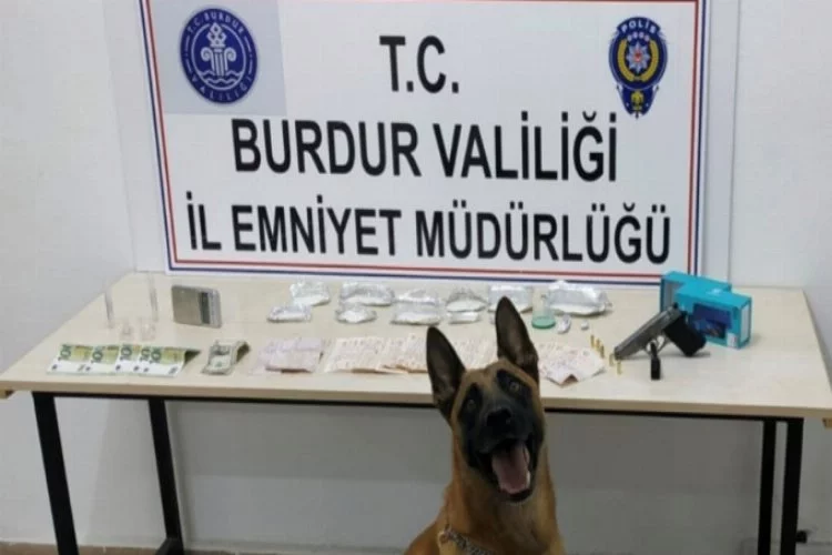 Uyuşturucular narkotik köpeği Sarik'e takıldı