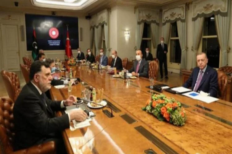 Erdoğan'dan kritik Libya görüşmesi