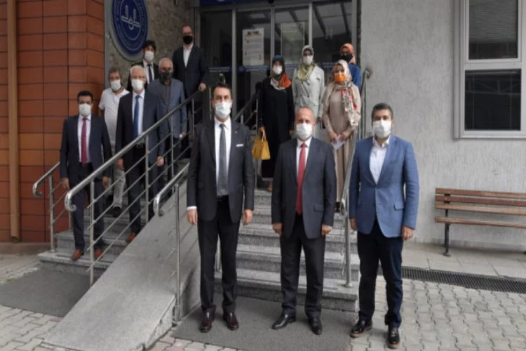 Bursa'da Başkan Dündar'dan Osmangazi Müftüsü'ne ziyaret