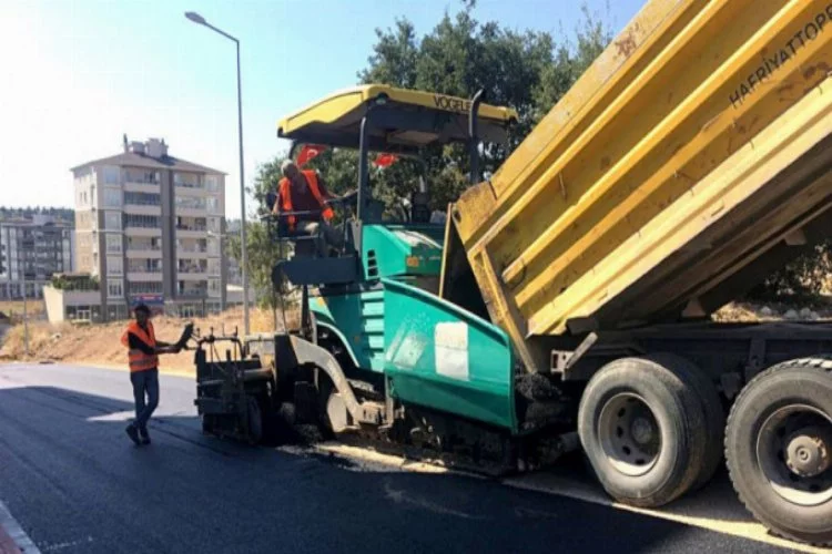 Bursa'da Güneştepe sokakları asfaltlandı