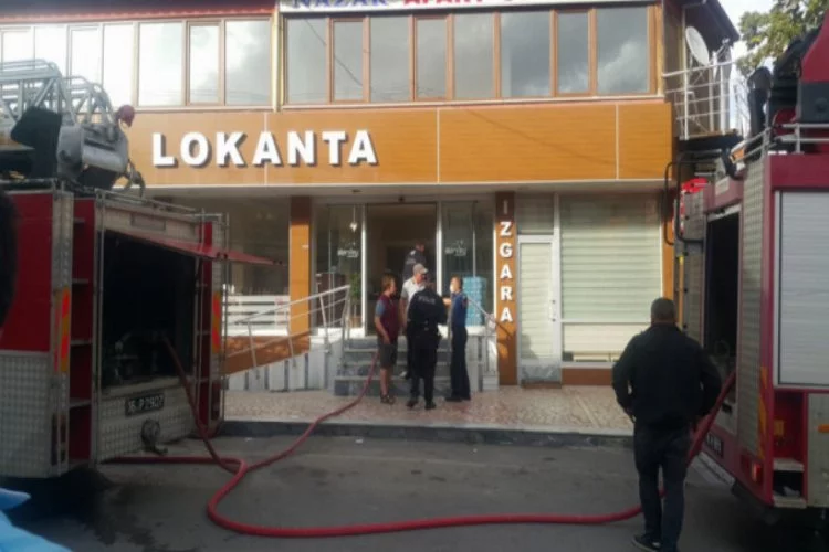 Bursa'da lokantada korkutan patlama!