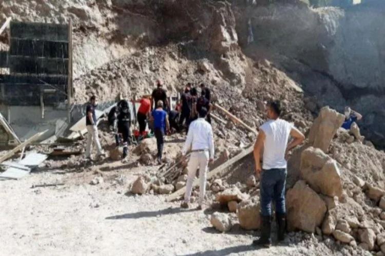 Kahramanmaraş'ta inşaatta göçük: 2 ölü