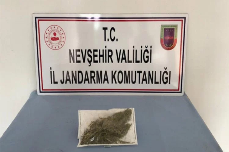 Nevşehir Avanos'ta 62 gram esrar ele geçirildi