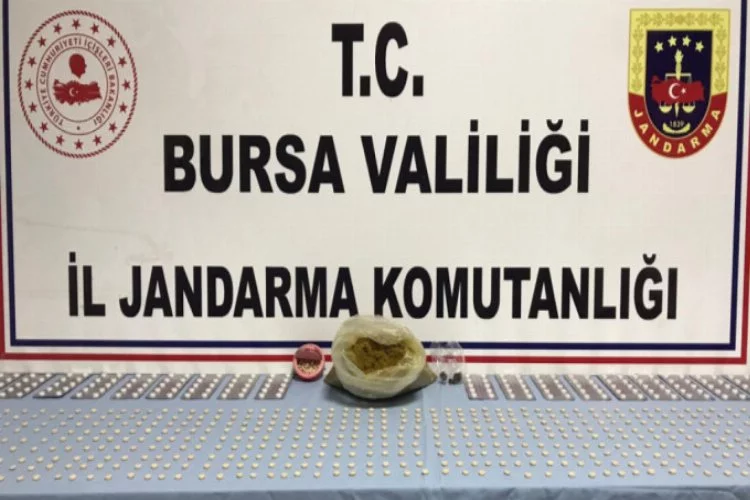 Bursa'da 851 adet uyuşturucu hap ele geçirildi!