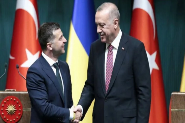Cumhurbaşkanı Erdoğan, Ukrayna Devlet Başkanı ile görüşüyor