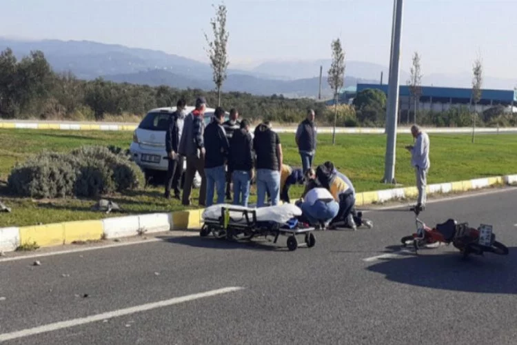 Balıkesir'de otomobilin çarptığı motosikletin sürücüsü hayatını kaybetti
