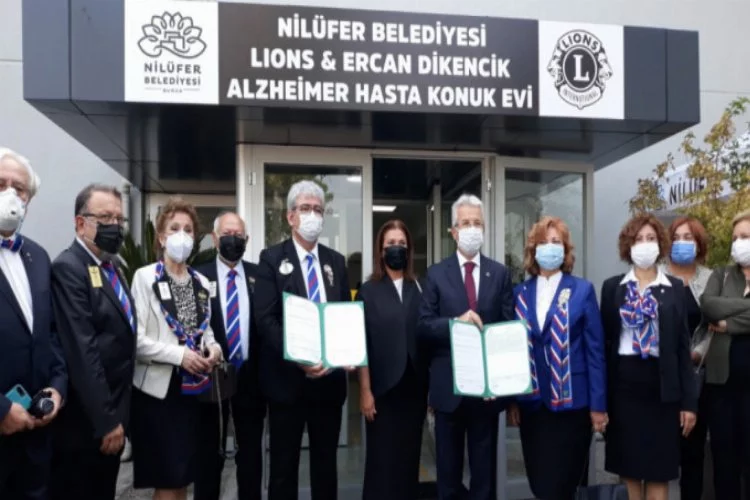 Bursa'da Lions&Ercan Dikencik Alzheimer Hasta Konuk Evi hizmete hazır
