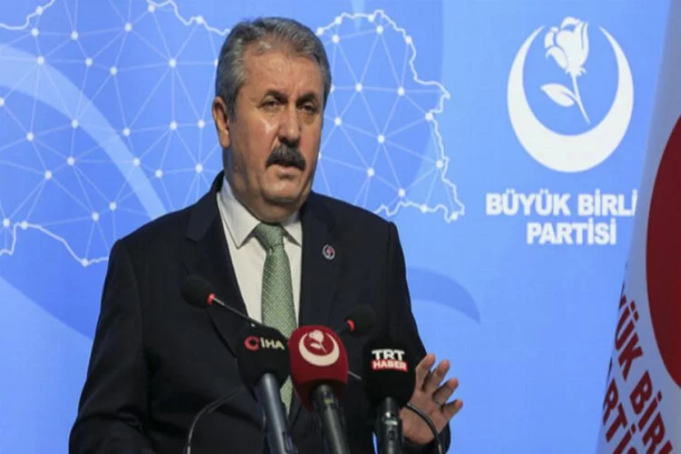 BBP Genel Başkanı Destici, Cumhurbaşkanı Erdoğan'ı arayarak destek verdi