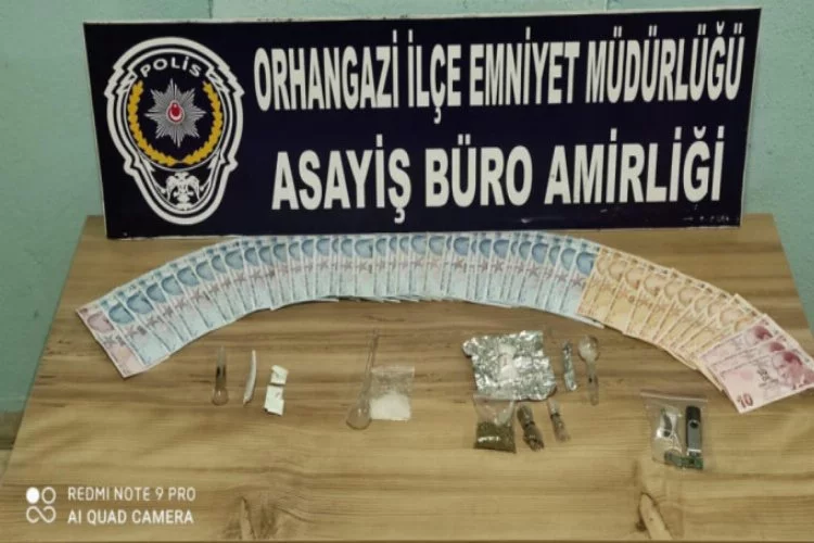 Bursa'da uyuşturucu ticareti yapan 2 kişi tutuklandı