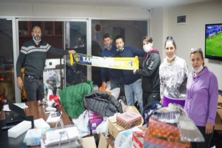 Bursa Karacabey Genç Fenerbahçeliler'den örnek davranış