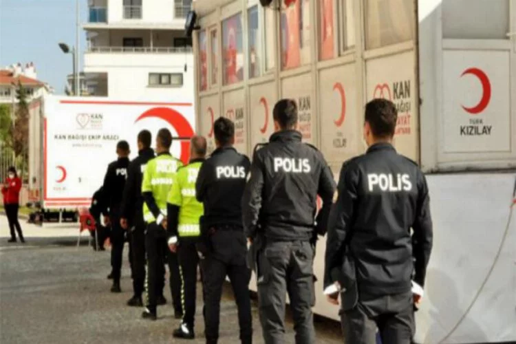 Edirne polisinden 'kan bağışı' duyarlılığı