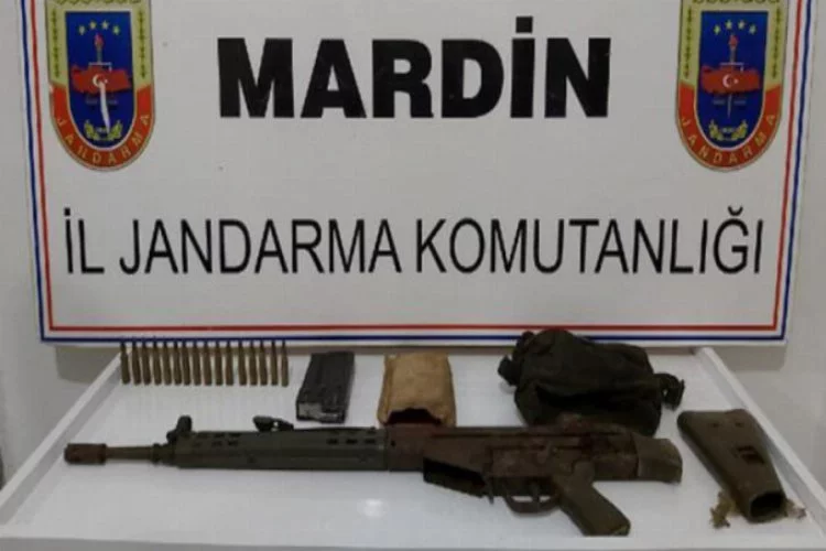 Mardin'de teröristlere ait silah ve mühimmat ele geçirildi