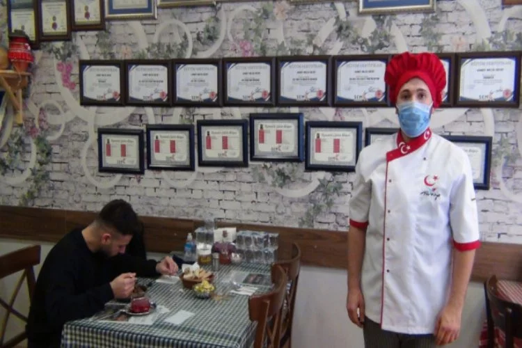 Bursa'nın 6 diplomalı aşçısı