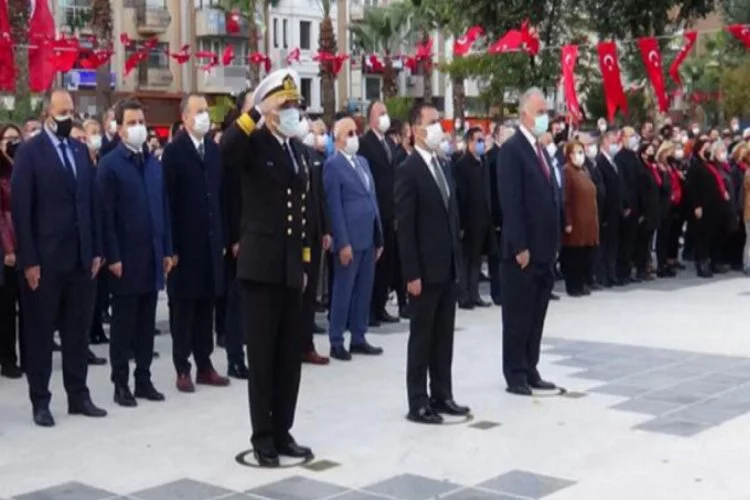 Çanakkale'de, Ulu Önder Atatürk saygıyla anıldı