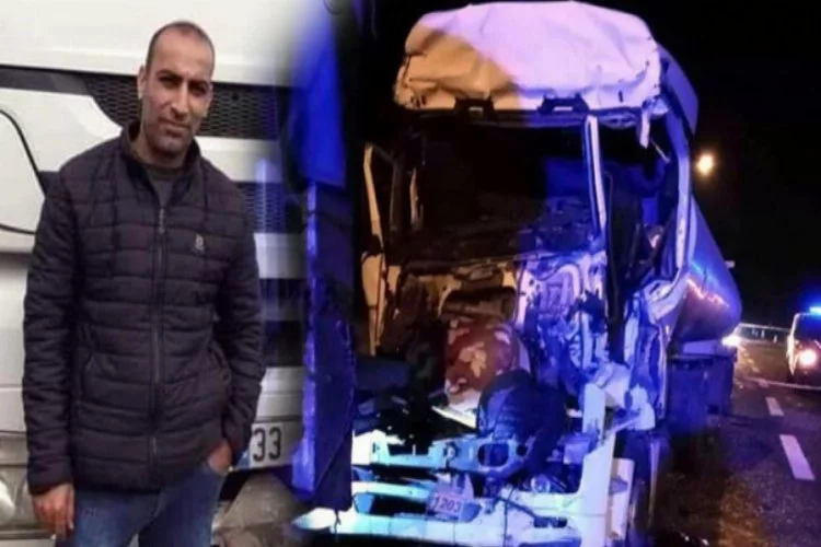 Gaziantep'te TIR kazası! Feci şekilde can verdi