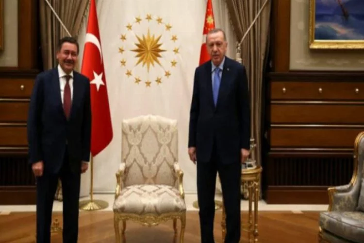 Cumhurbaşkanı Erdoğan ve Melih Gökçek külliyede bir araya geldi