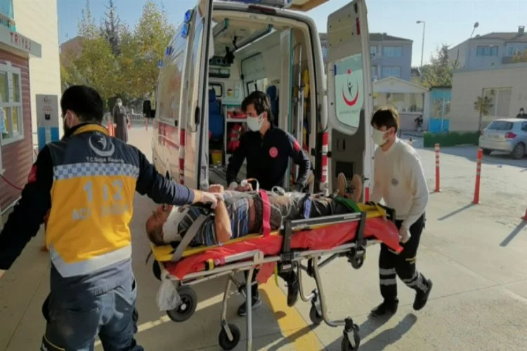 Bursa'da asansör boşluğuna düşen işçi yaralandı