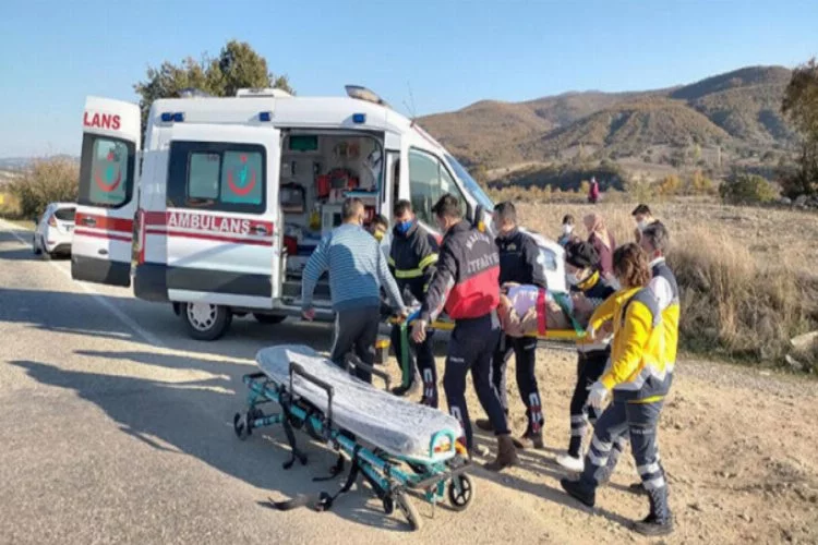 Demirci'de trafik kazası: 1 yaralı