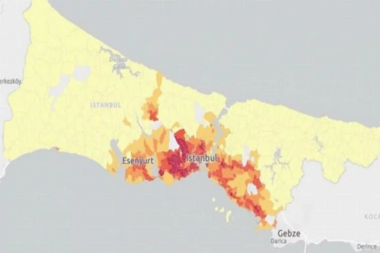 İstanbul'un kırılganlık haritası ortaya çıktı!